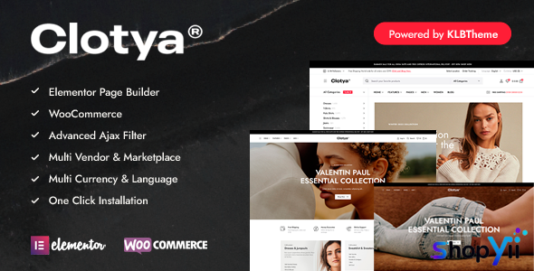 Clotya v1.0.2 - Fashion Store eCommerce Theme