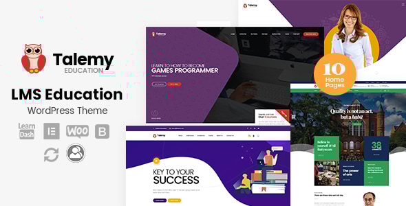 Talemy v1.2.4 - LMS Education WordPress Theme