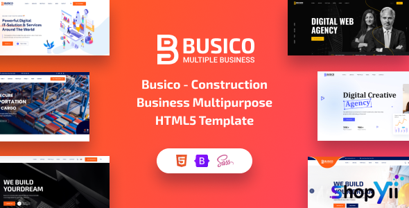Busico - Multipurpose Bootstrap Template