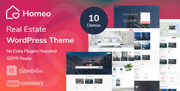 Homeo v1.2.11 - Real Estate WordPress Theme