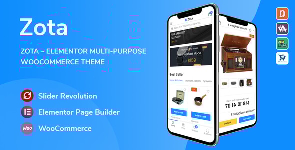Zota v1.0.2 - Elementor Multi-Purpose WooCommerce Theme