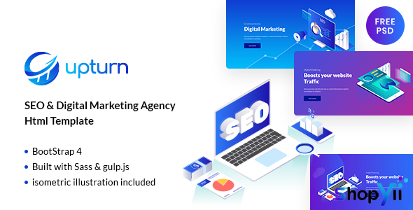Upturn - SEO And Digital Marketing Agency Html Template