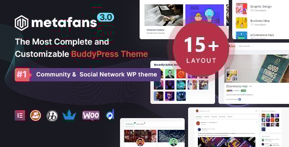 MetaFans v2.3.2 - Community & Social Network BuddyPress Theme