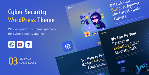 Cycure v1.0.1 - Cyber Security Services WordPress Theme