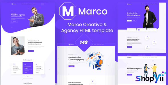 Marco - Creative & digital Agency Html Template