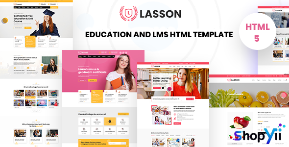 Lasson - Education and LMS HTML Template