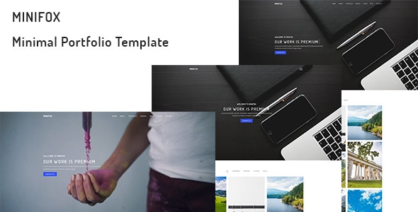 MiniFox v1.0 – Minimal Portfolio Template