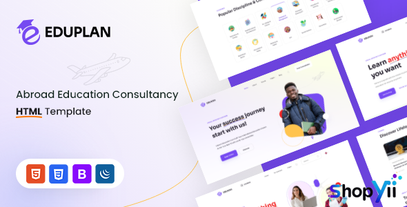 Eduplan - Education Consultancy HTML Template