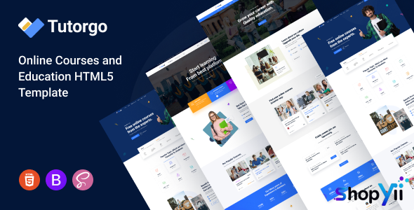 Tutorgo - Online Learning and Education HTML Template
