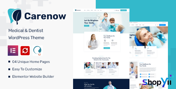 Carenow v1.1.0 – Medical & Dentist WordPress Theme