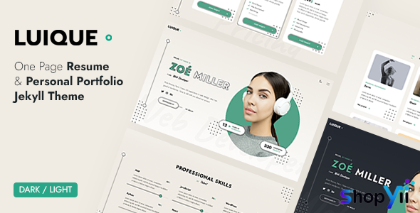 Luique - Personal Portfolio Jekyll Theme