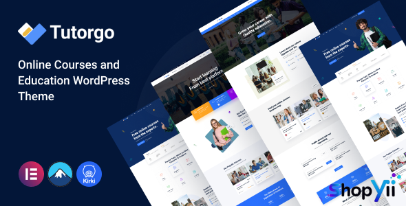 Tutorgo v1.0.0 – Education WordPress Theme