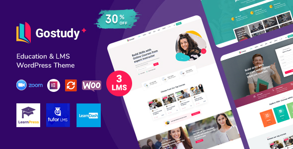 Gostudy v1.2.8 - Education WordPress Theme