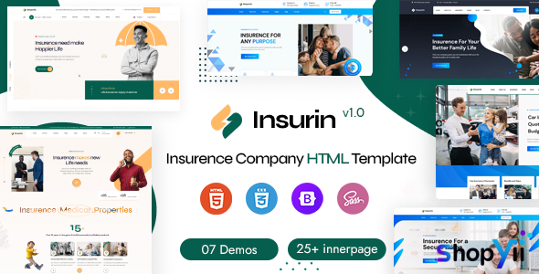 Insurin - Insurance Company HTML Template
