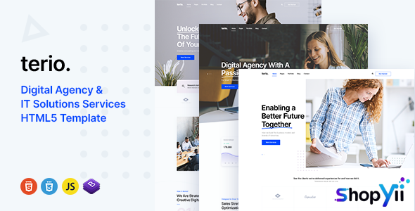 Terio - Digital Agency Template