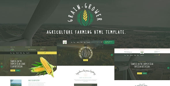 Grain Grower v1.0 - Agriculture Farm HTML Template
