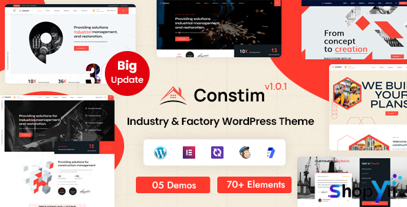 Constim v1.0.1 - Industry & Factory WordPress Theme