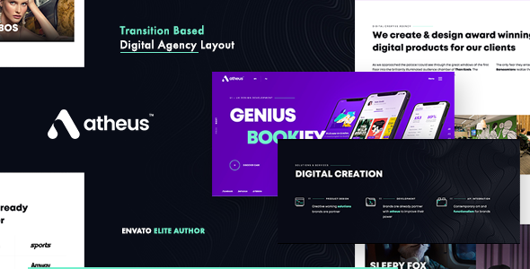 Atheus v1.0.0 - Modern Creative Agensy