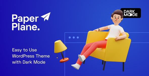 Paper Plane v1.1.0 - Creative Parallax WordPress Blog Theme