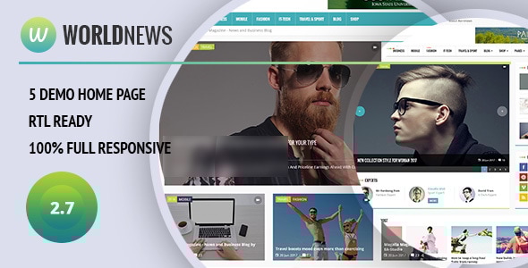 WorldNews v2.5 - Magazine RTL Responsive WordPress Blog\Magazine
