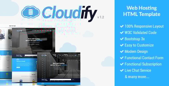 Cloudify v1.2 - Web Hosting HTML Template