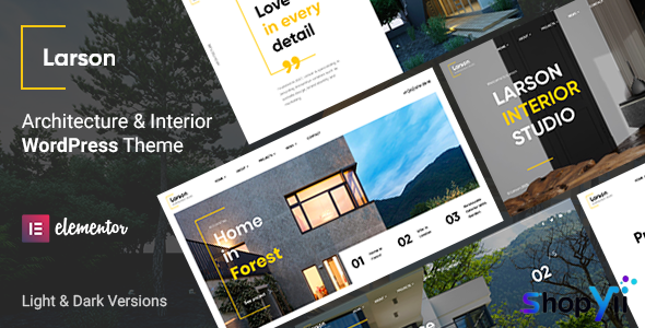 Larson v1.3.4 - Architecture WordPress Theme