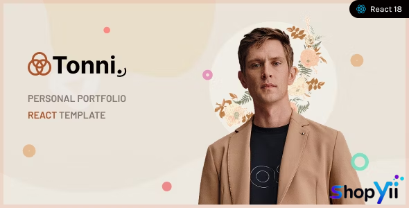 Tonni - Personal Portfolio React NextJs Template