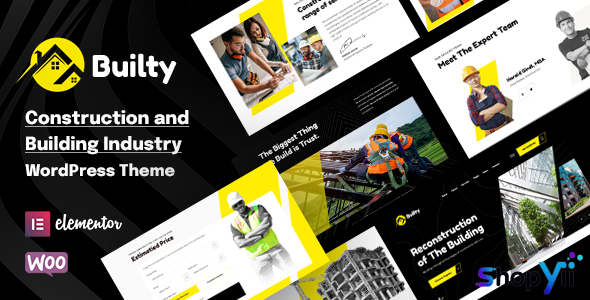 Builty v1.1.1 - Construction WordPress Theme