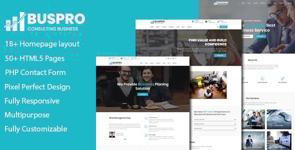 Buspro v1.9 - Multipurpose Business and Corporate Template