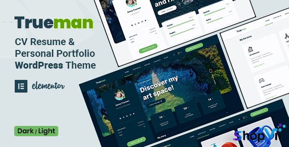 Trueman v1.1.9 - Resume WordPress Theme