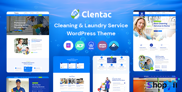 Clentac v1.0 - Cleaning Services WordPress Theme