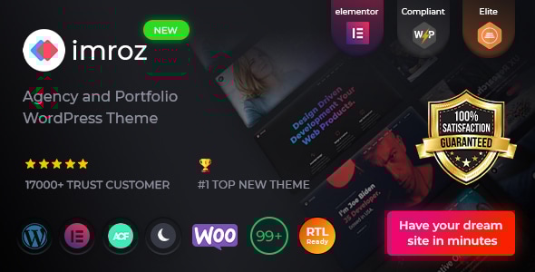 Imroz v1.0.0 - Agency & Portfolio Theme