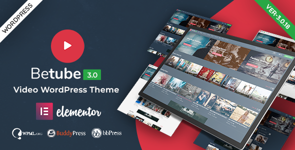 Betube v3.0.1 - Video WordPress Theme