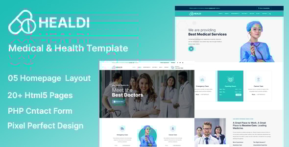 Healdi v1.2 - Medical & Health Template