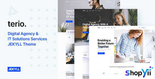 Terio - Digital Agency & IT Services Jekyll Theme