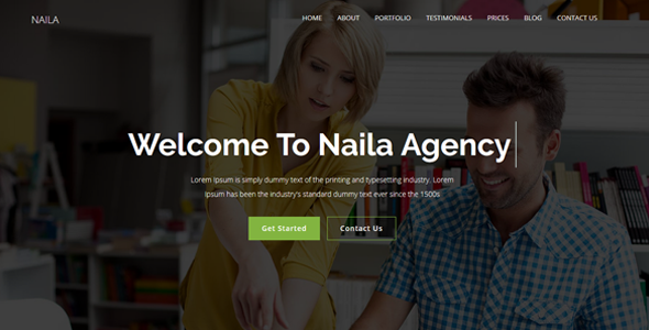 Naila v1.0 - One Page MultiPurpose WordPress Theme