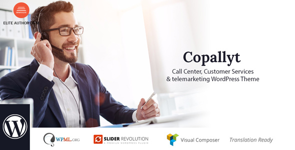 Copallyt v3.1 - Call Center & Telemarketing WordPress Theme