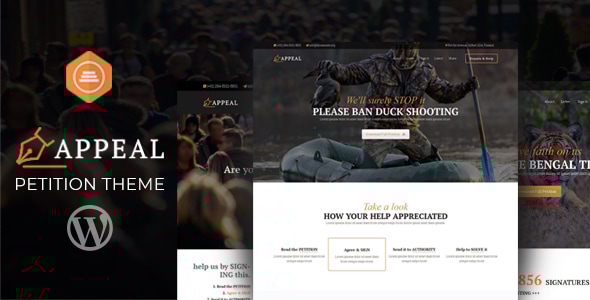 Appeal v1.1.8 – Fully Functional Petition Theme