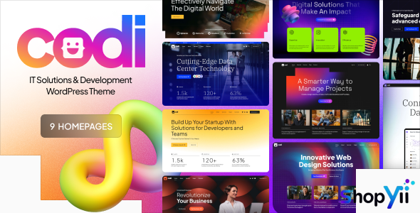 Codi v1.0.4 - IT Services WordPress Theme