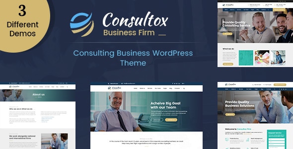 Consultox v2.3 - Consulting Business WordPress Theme