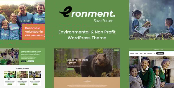 Eronment v1.4 - Environmental WordPress theme