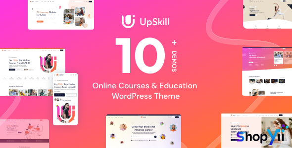 UpSkill v1.0 - Education Online Courses LMS WordPress Theme