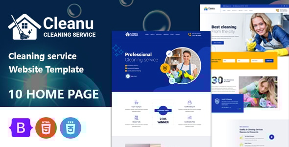 Cleanu v1.2 - Cleaning Services Template