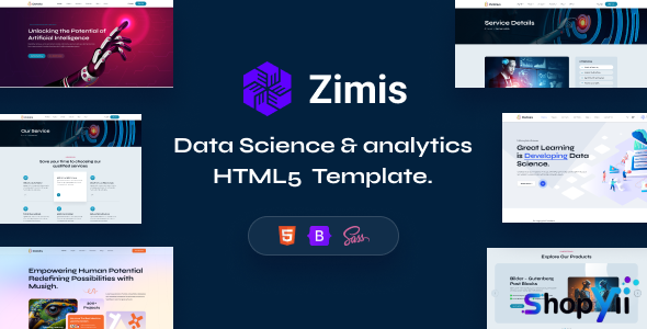 Zimis - Data Science & Analytics HTML5 Template