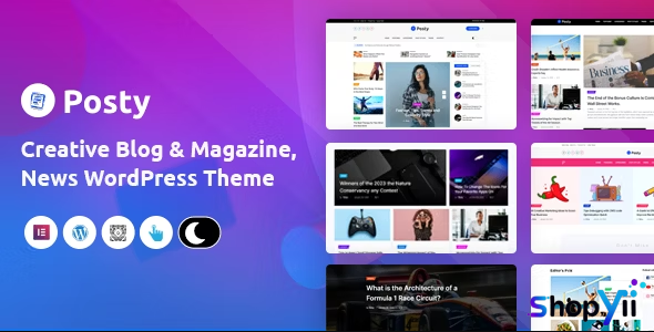 Posty v1.0 - News Magazine WordPress Theme