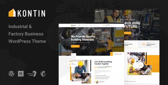 Kontin v1.0.1 - Industrial & Factory WordPress Theme