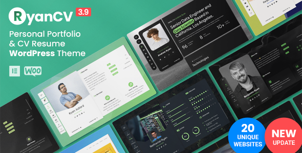 RyanCV v2.0.2 - Resume/CV/vCard Theme