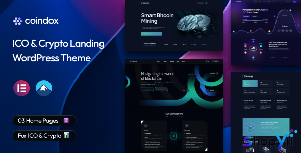 Coindox v1.0.2 - ICO & Crypto Landing WordPress Theme