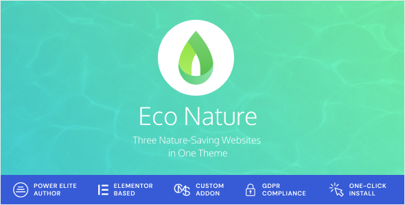 Eco Nature v1.5.3 - Environment & Ecology Theme