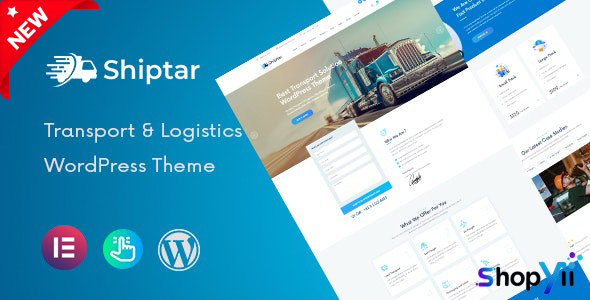 Shiptar v2.0.5 - Transport & Logistics WordPress Theme